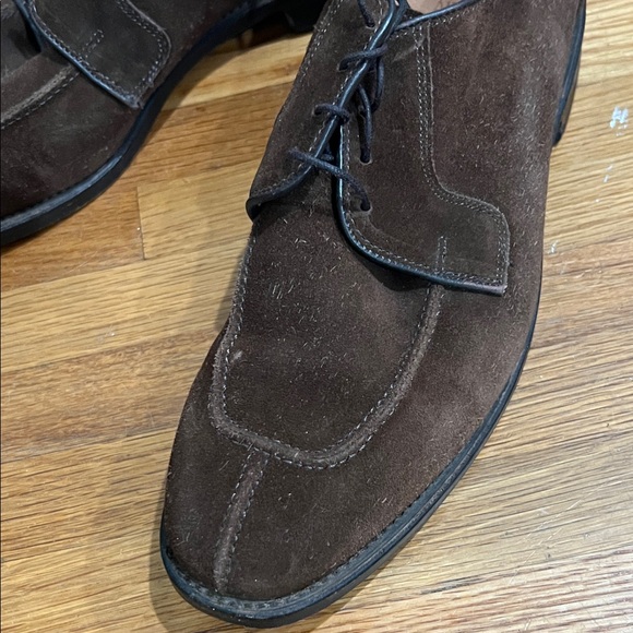 Allen Edmonds Dark Brown Suede Oxfords “Hancock” main image 5